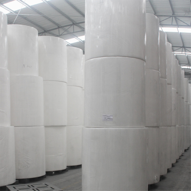  Rollo de papel de pulpa reciclado personalizado de fábrica, materia prima de buena calidad, rollo de papel toilte, rollo madre gigante