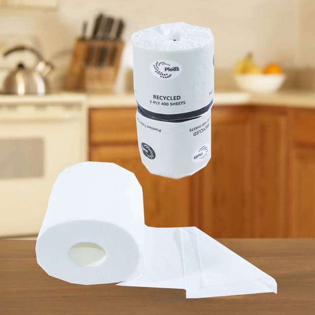 Rollo de papel de baño de buena calidad, papel higiénico personalizado, tejido de hoteles de bajo precio 