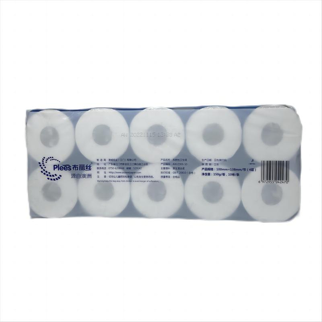 PLEES AWJZ005-10-Rollo de papel de regalo para estampado, rollo de papel de baño, pañuelos desechables 